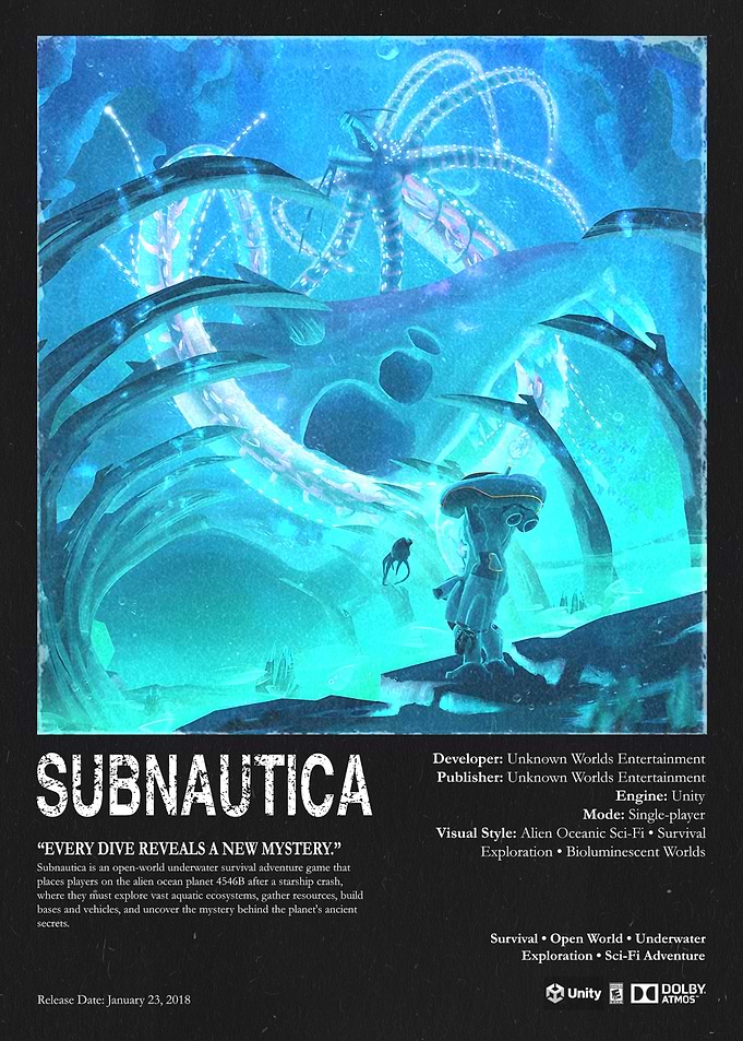 Subnautica Game Poster
