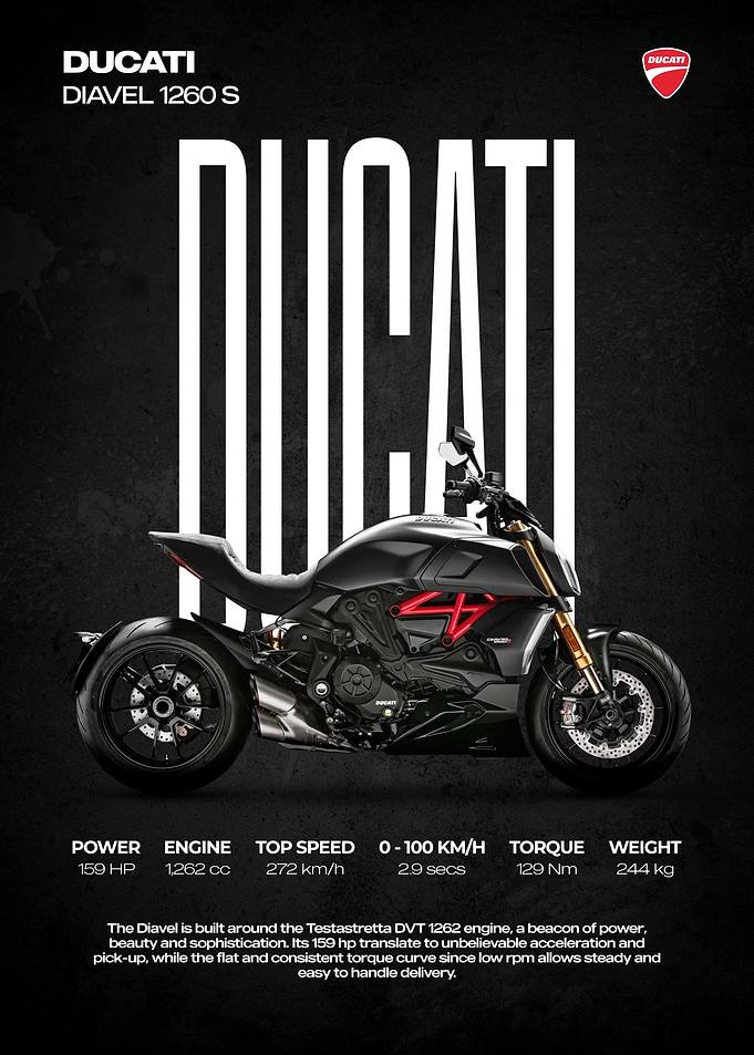 Ducati Diavel 1260 S Motorcycle
