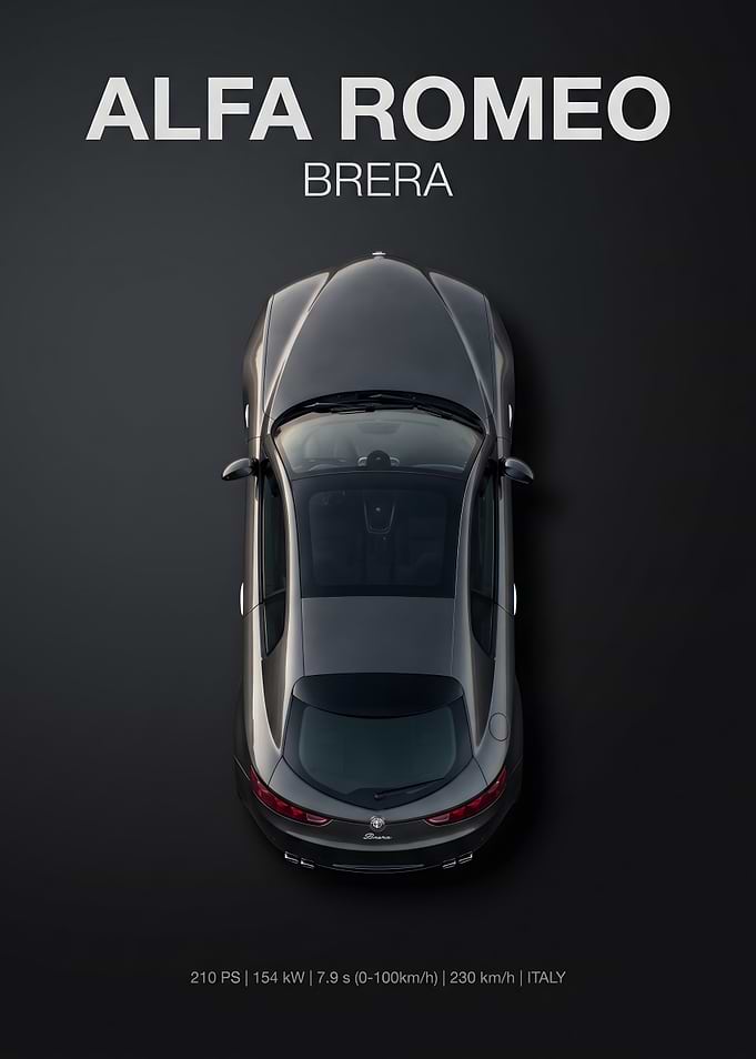 Alfa Romeo Brera Top View