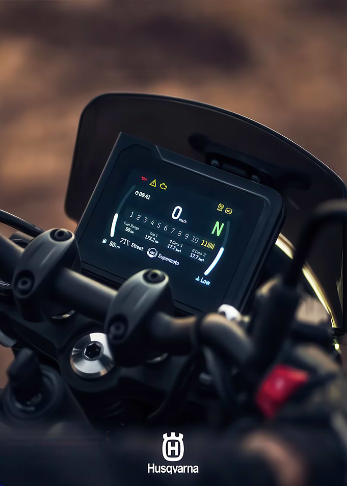 Husqvarna Motorcycle Digital Dashboard