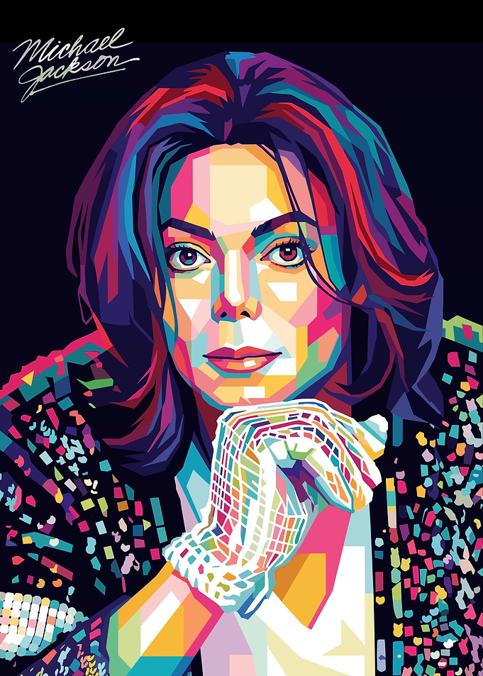 Michael Jackson Pop Art Portrait