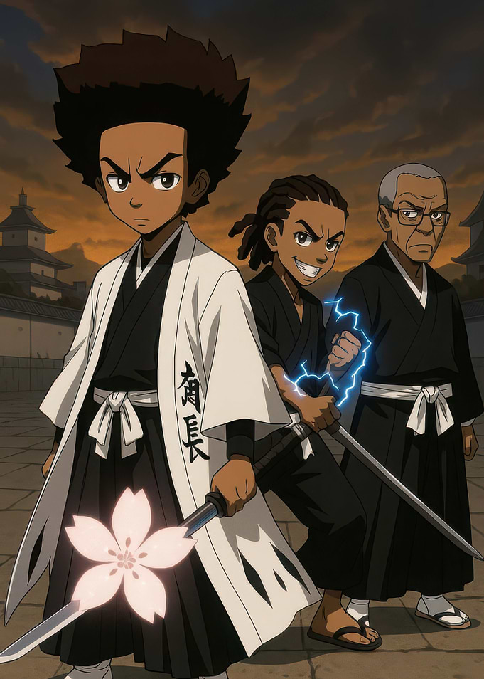 The Boondocks Samurai Anime Style