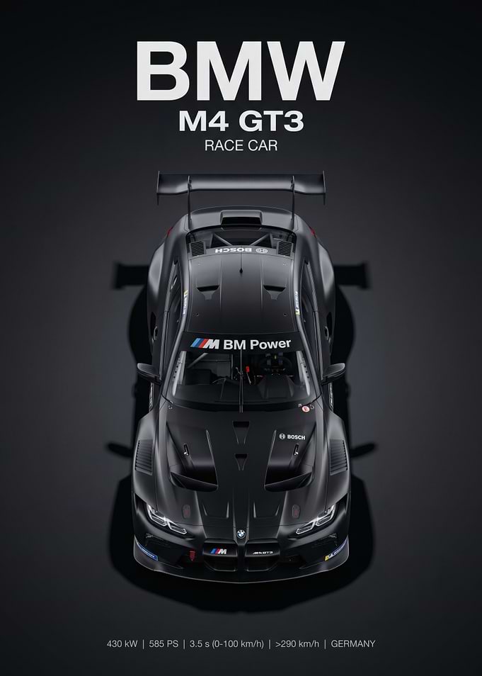 BMW M4 GT3 Race Car