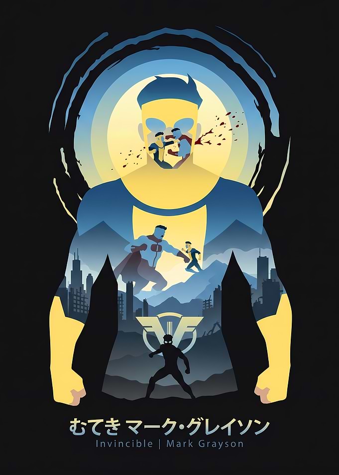 Invincible Mark Grayson Minimalist Poster