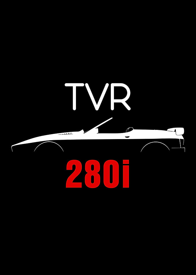 TVR 280i Car Silhouette