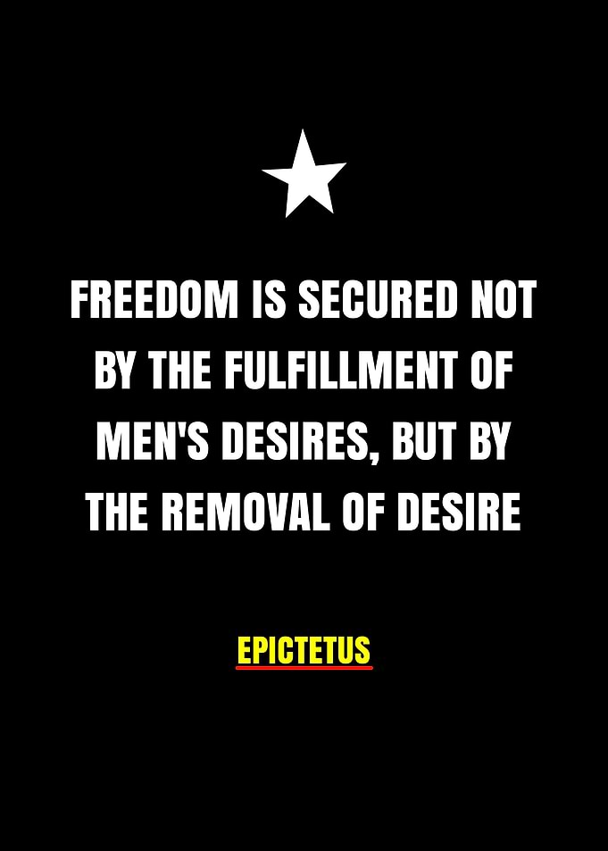 Epictetus Quote on Freedom