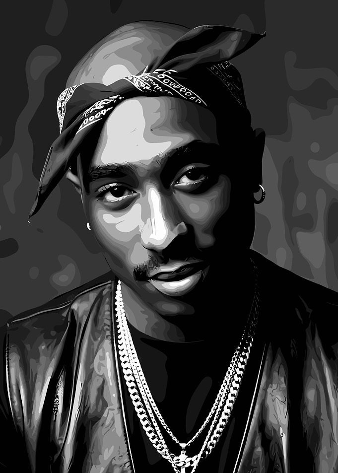 Tupac Shakur Portrait