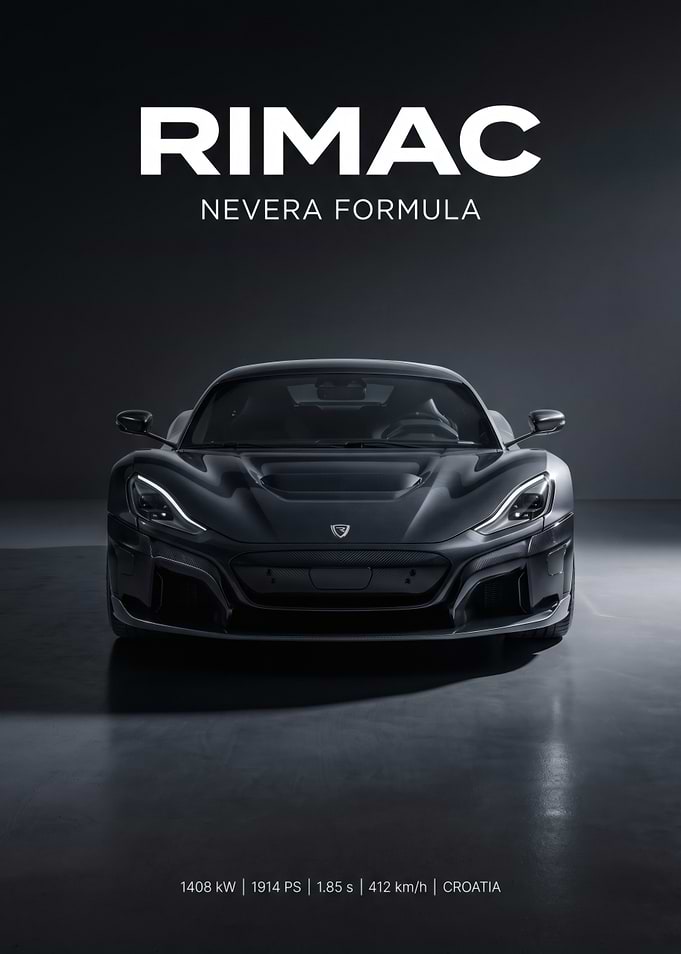 Rimac Nevera Formula Car
