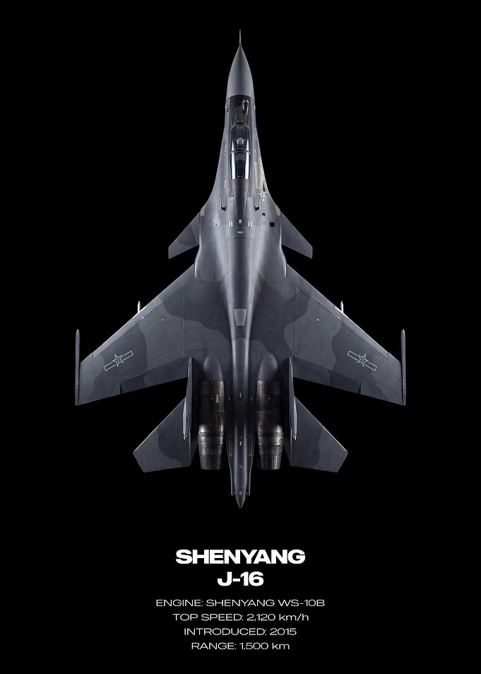 Shenyang J-16 Fighter Jet