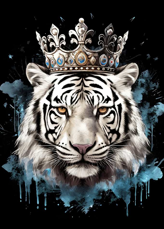 White Tiger King Crown