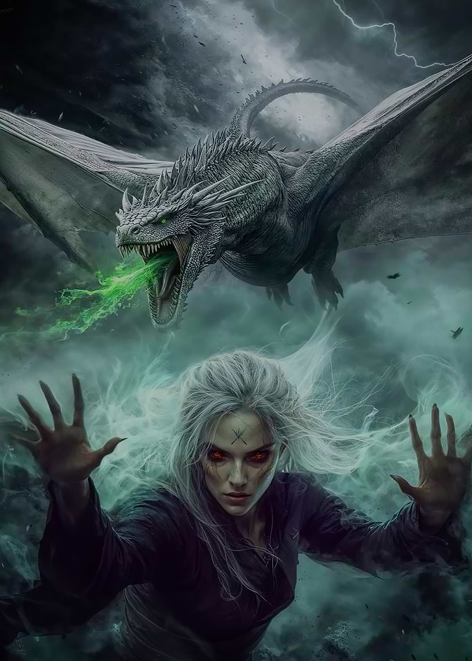 Witch vs Dragon