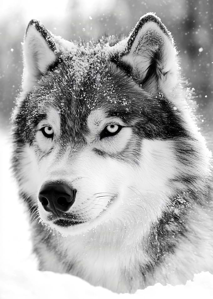 Wolf in the Snow