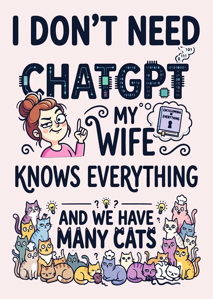 I Don't Need ChatGPT My Wife Knows Everything