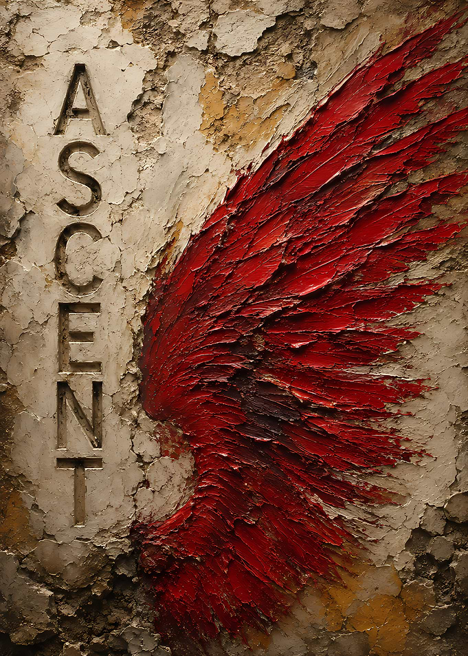 Ascent Wing Textured Art