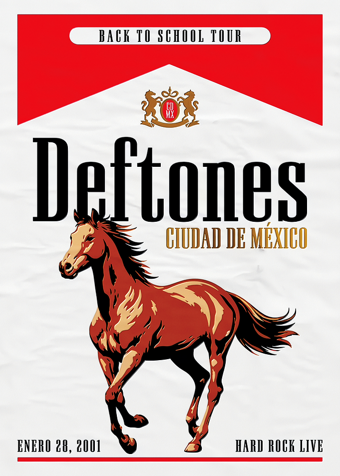 Deftones Back to School Tour Poster