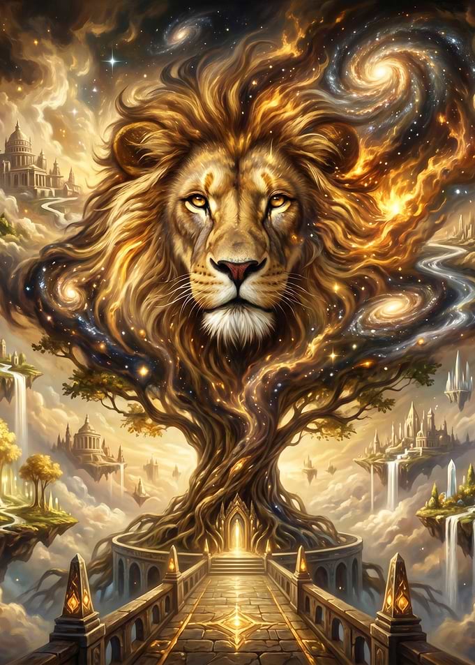 Cosmic Lion Tree of Life