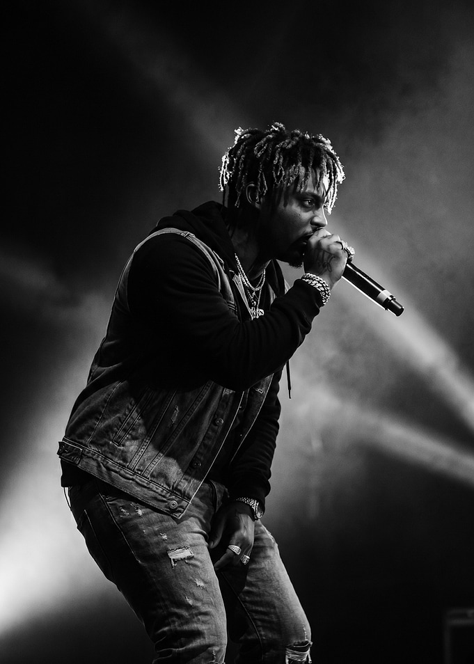 Rapper Performing on Stage