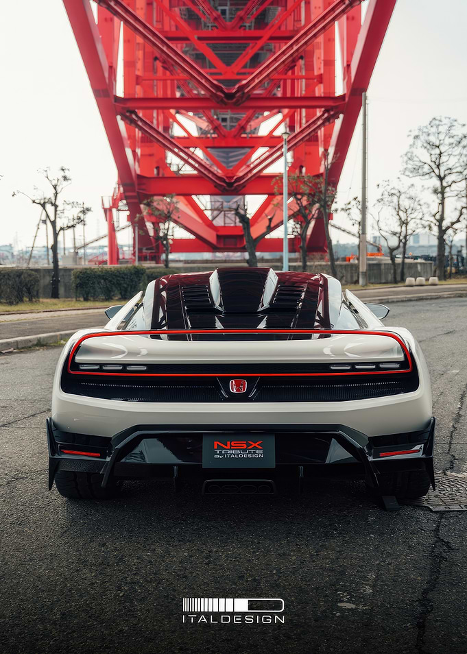 Acura NSX Tribute Italdesign Rear View