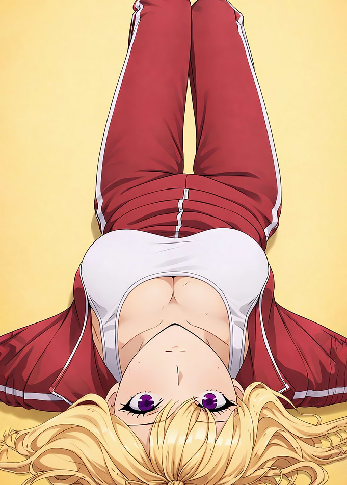 Anime Girl in Tracksuit