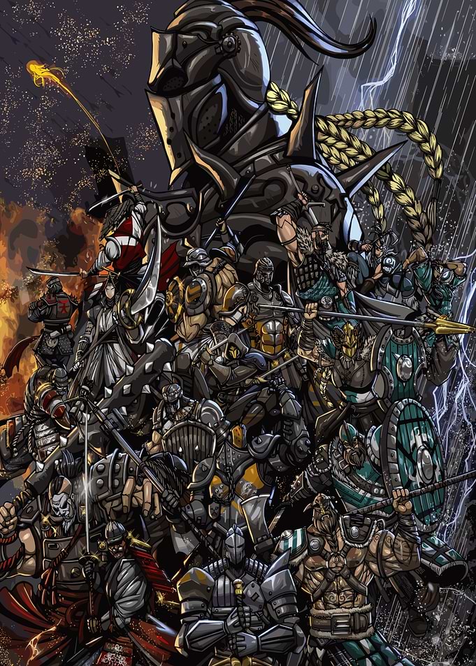 Epic Medieval Battle Scene