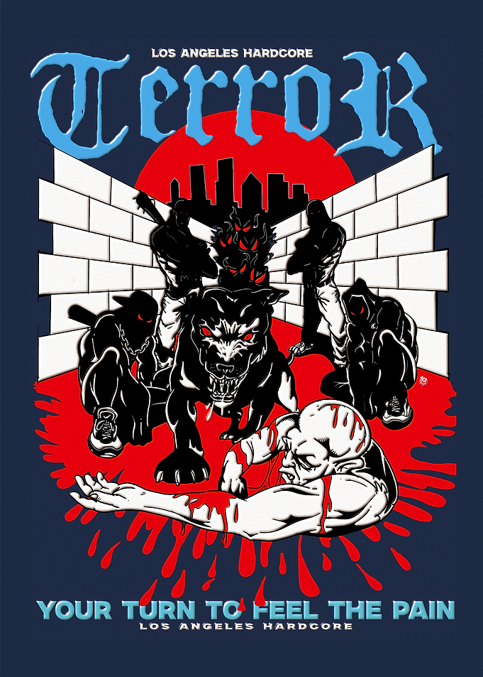 Terror Los Angeles Hardcore Art