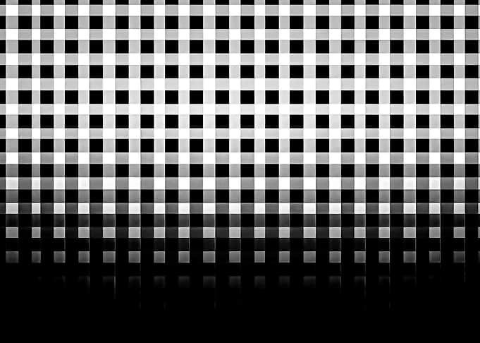 Black and White Gingham Pattern