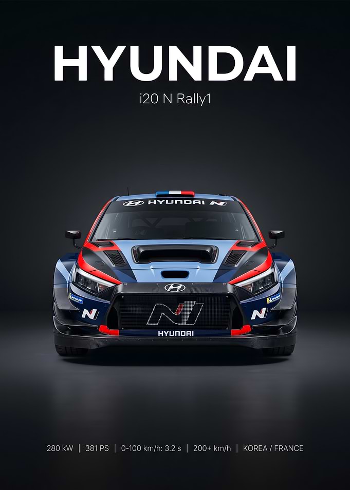 Hyundai i20 N Rally1 Car