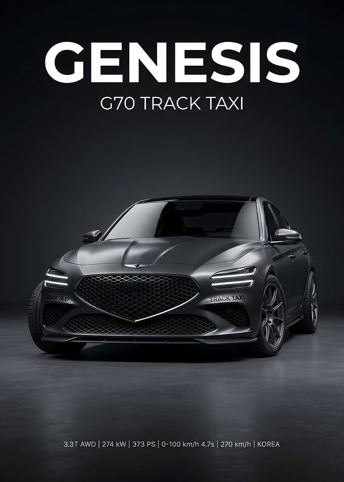 Genesis G70 Track Taxi