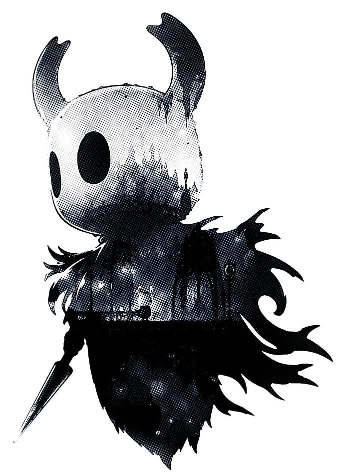Hollow Knight Character Silhouette