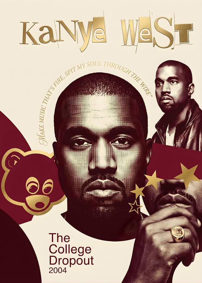 Kanye West The College Dropout Album Art