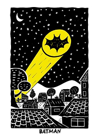 Bat-Signal Illuminates the Night