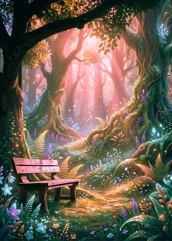 Enchanted Forest Bench