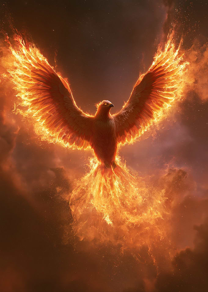 Fiery Phoenix Rising
