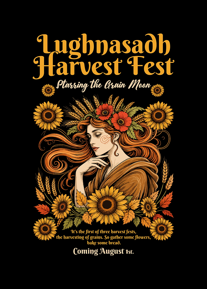 Lughnasadh Harvest Fest Poster