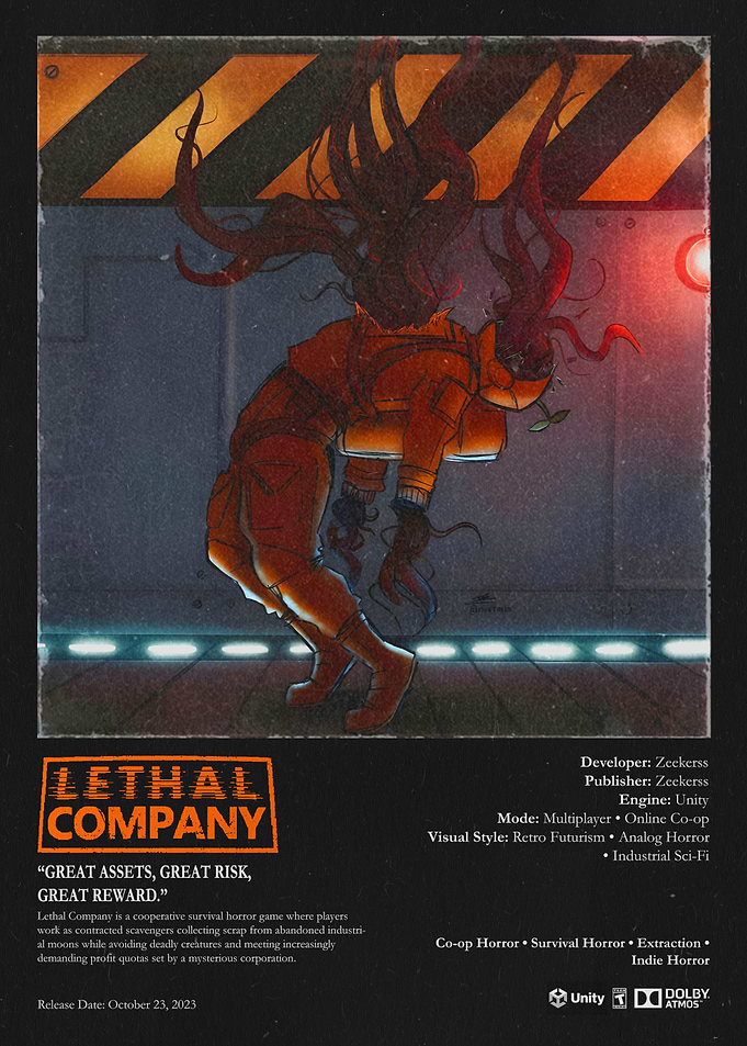 Lethal Company Game Poster