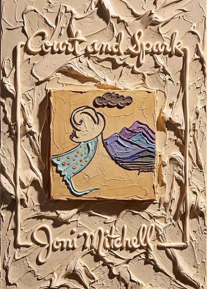 Court and Spark Album Cover Art Painting