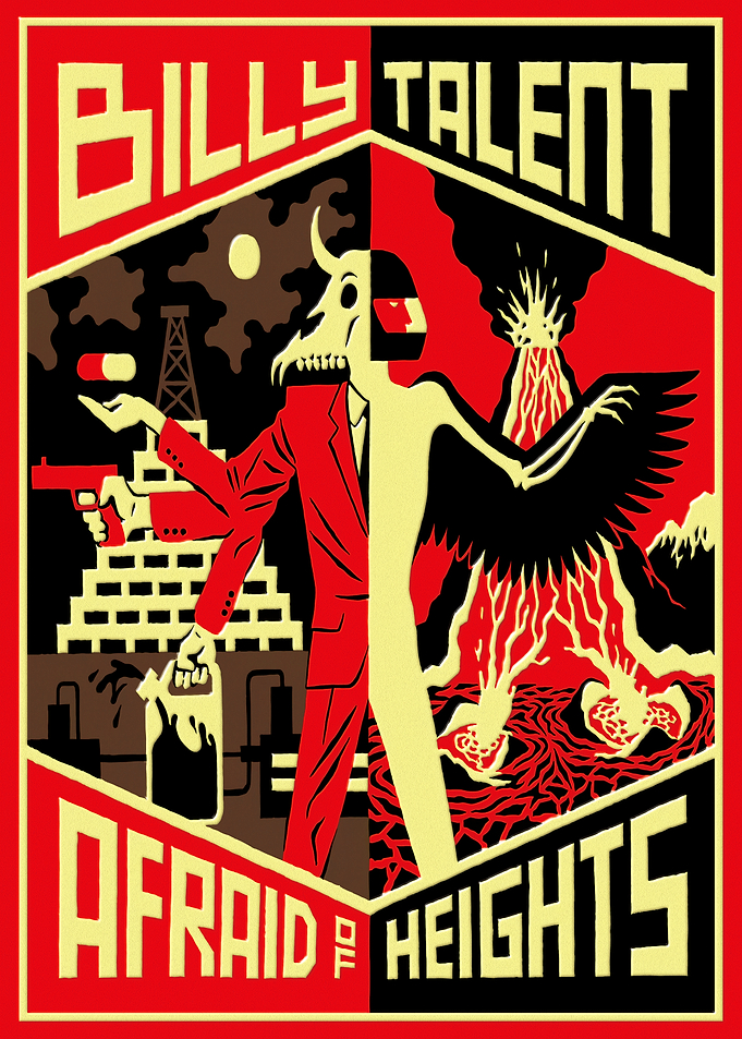 Billy Talent Afraid of Heights Art