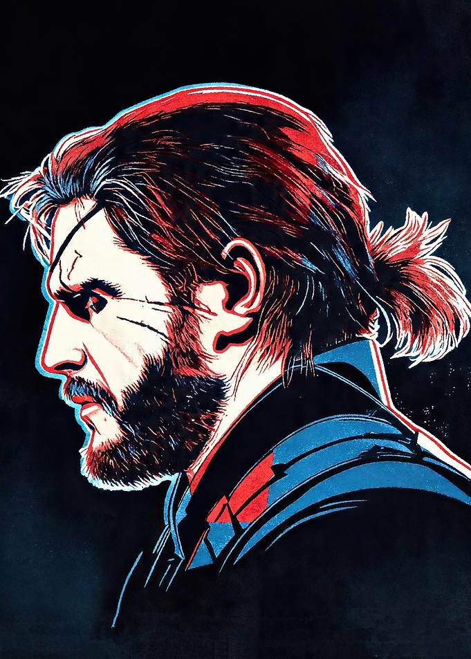 Big Boss Metal Gear Solid Pop Art