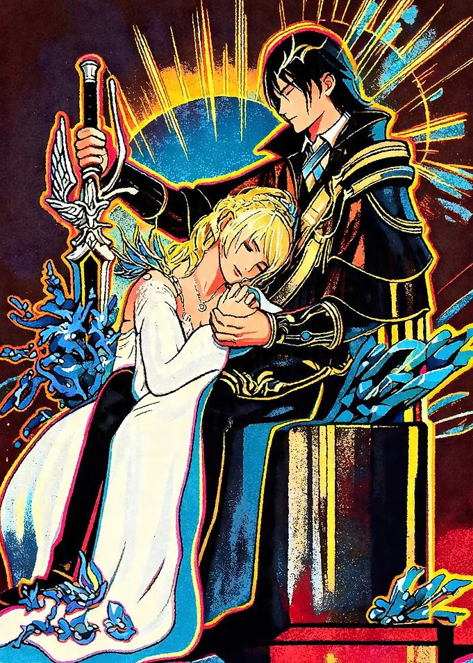 Couple with Sword and Sun