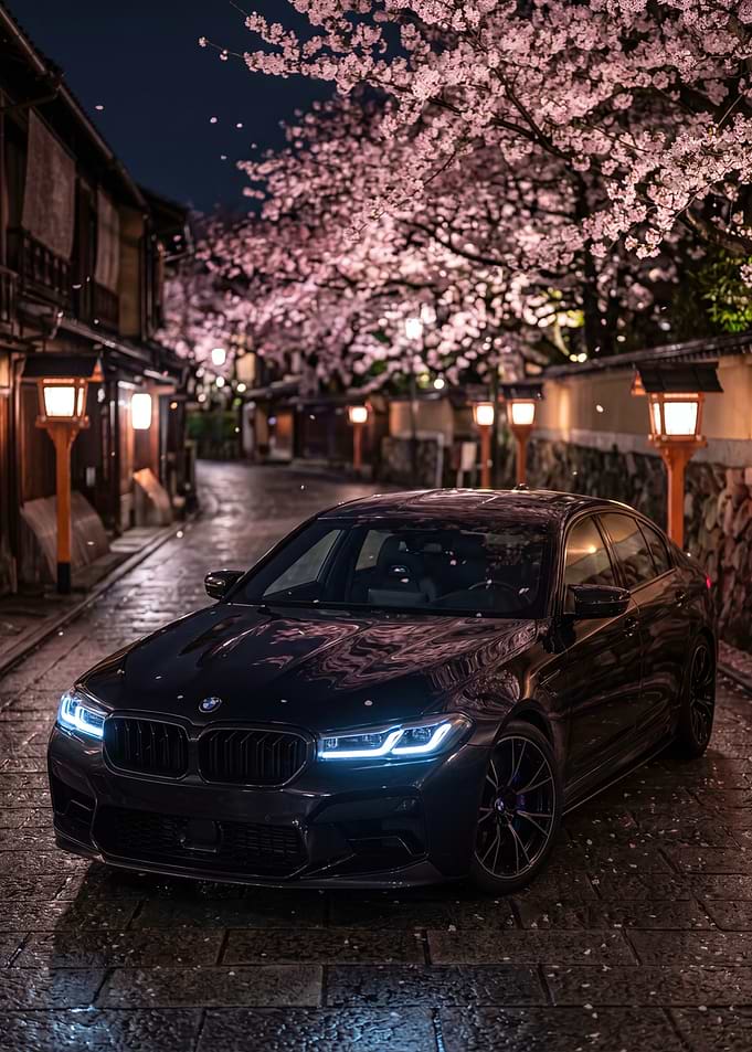BMW M5 Cherry Blossom