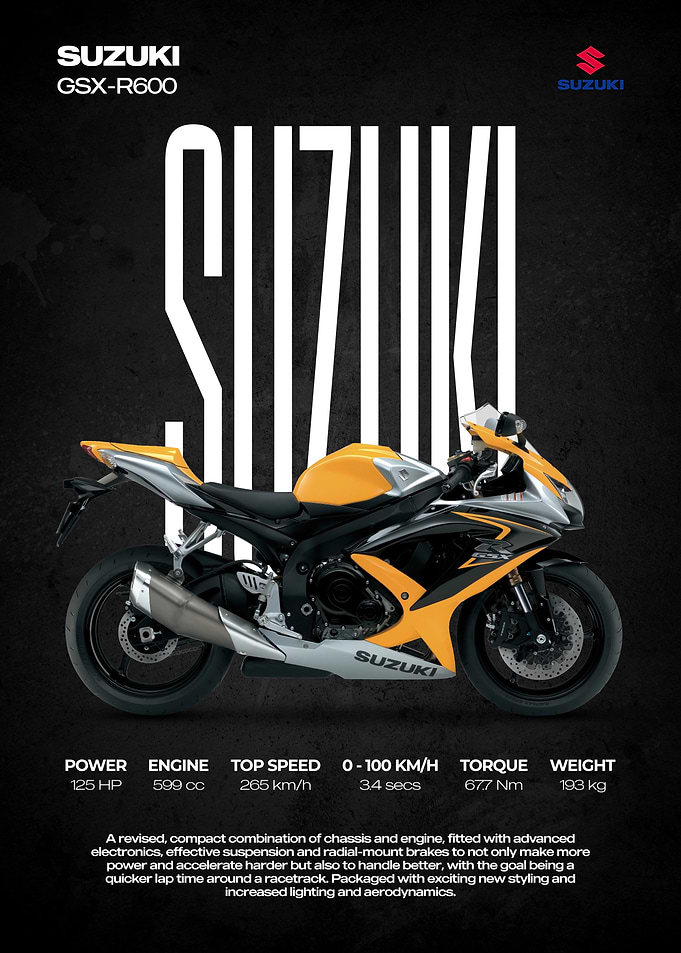 Suzuki GSX-R600 Motorcycle