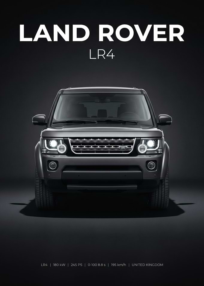 Land Rover LR4 Front View