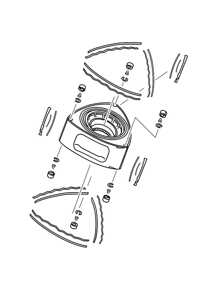 RX8 Exploded Rotor