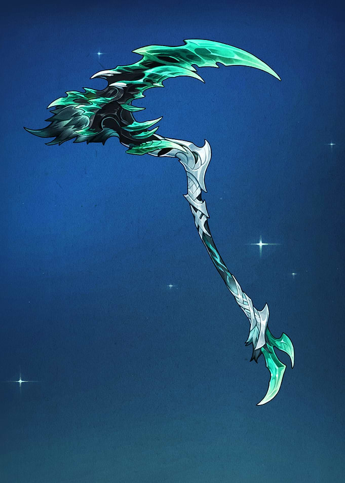 Fantasy Scythe Weapon