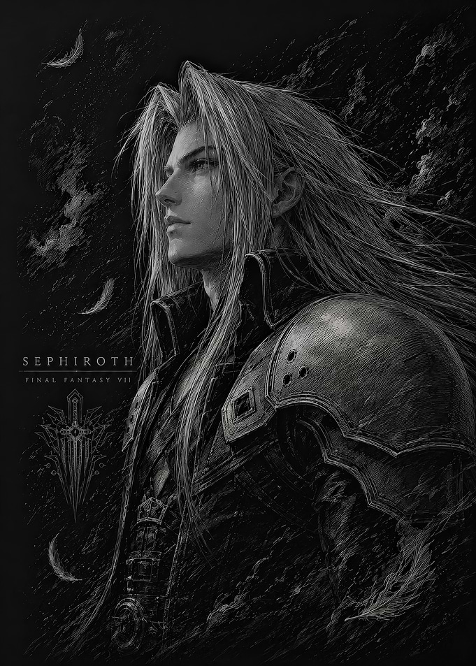 Sephiroth Final Fantasy VII Portrait