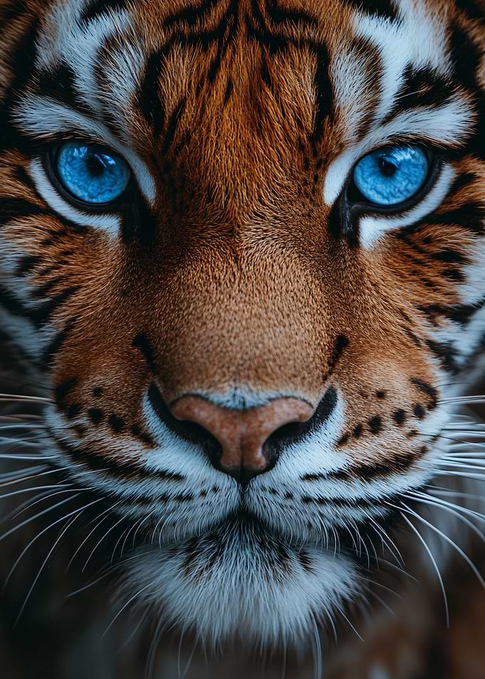 Close-up of a Tiger's Face
