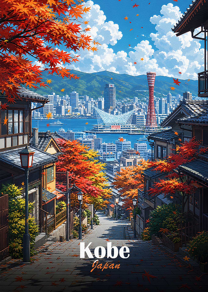 Kobe, Japan in Autumn