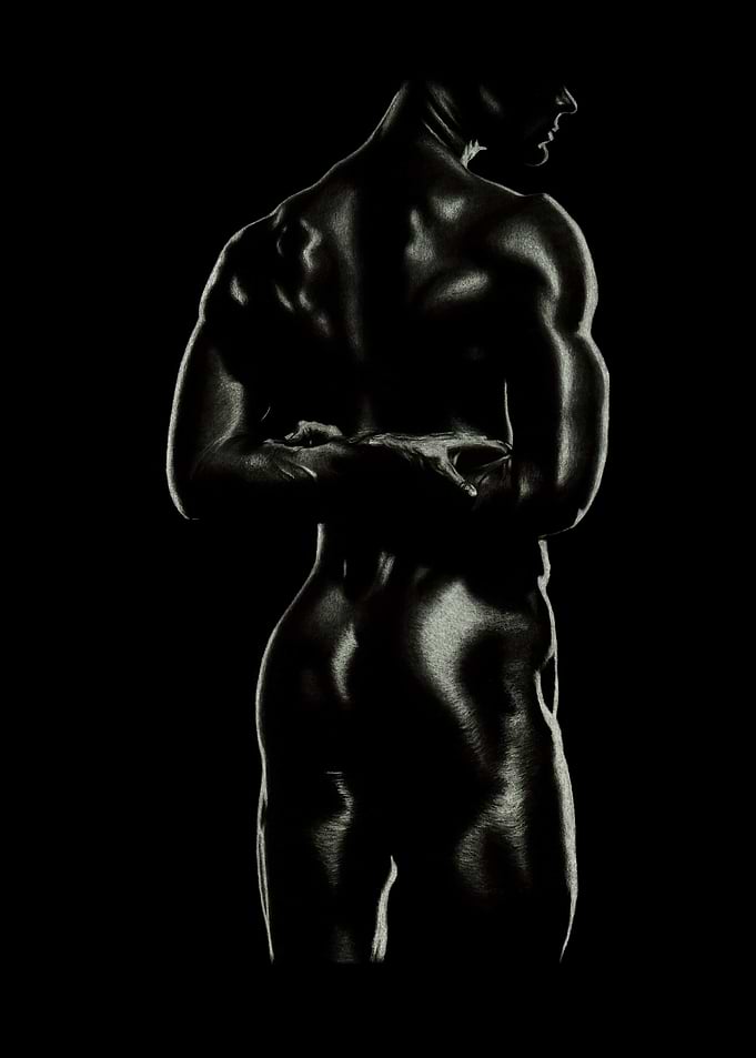 Shadow and Form – Male Figure Study