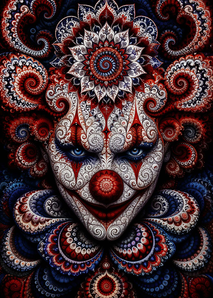 Fractal Mandala Clown