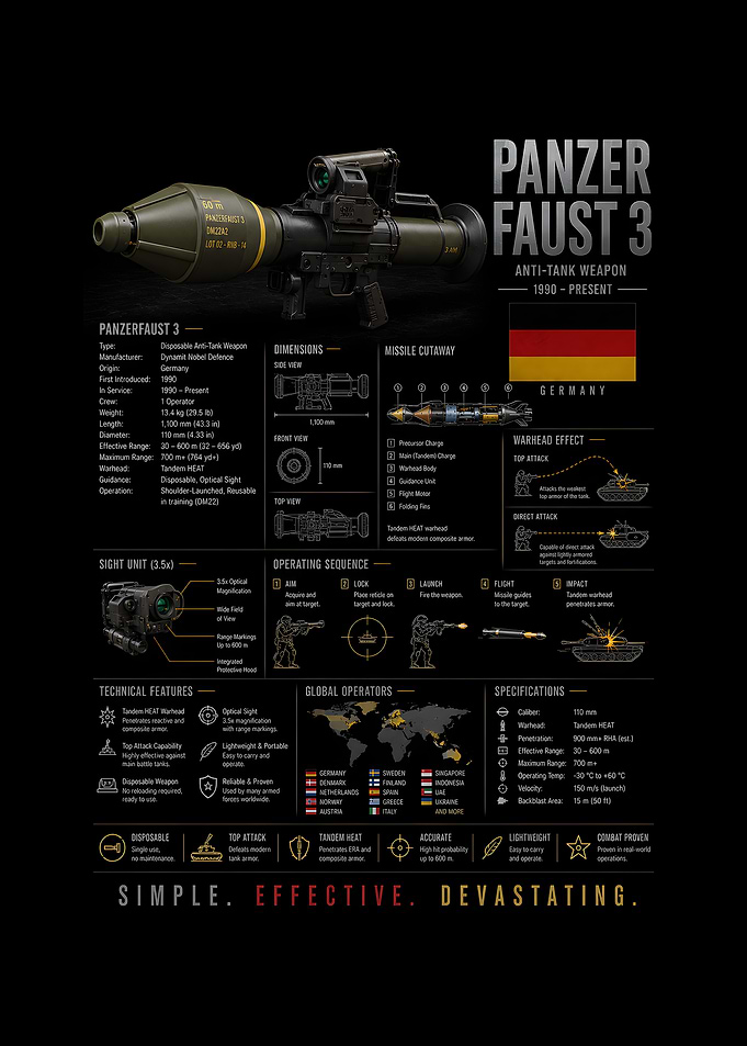 Panzerfaust 3 Anti-Tank Weapon
